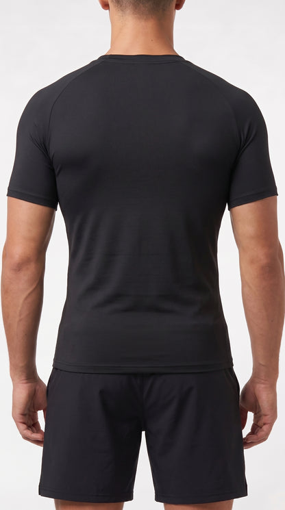 Compression Tee - Schwarz