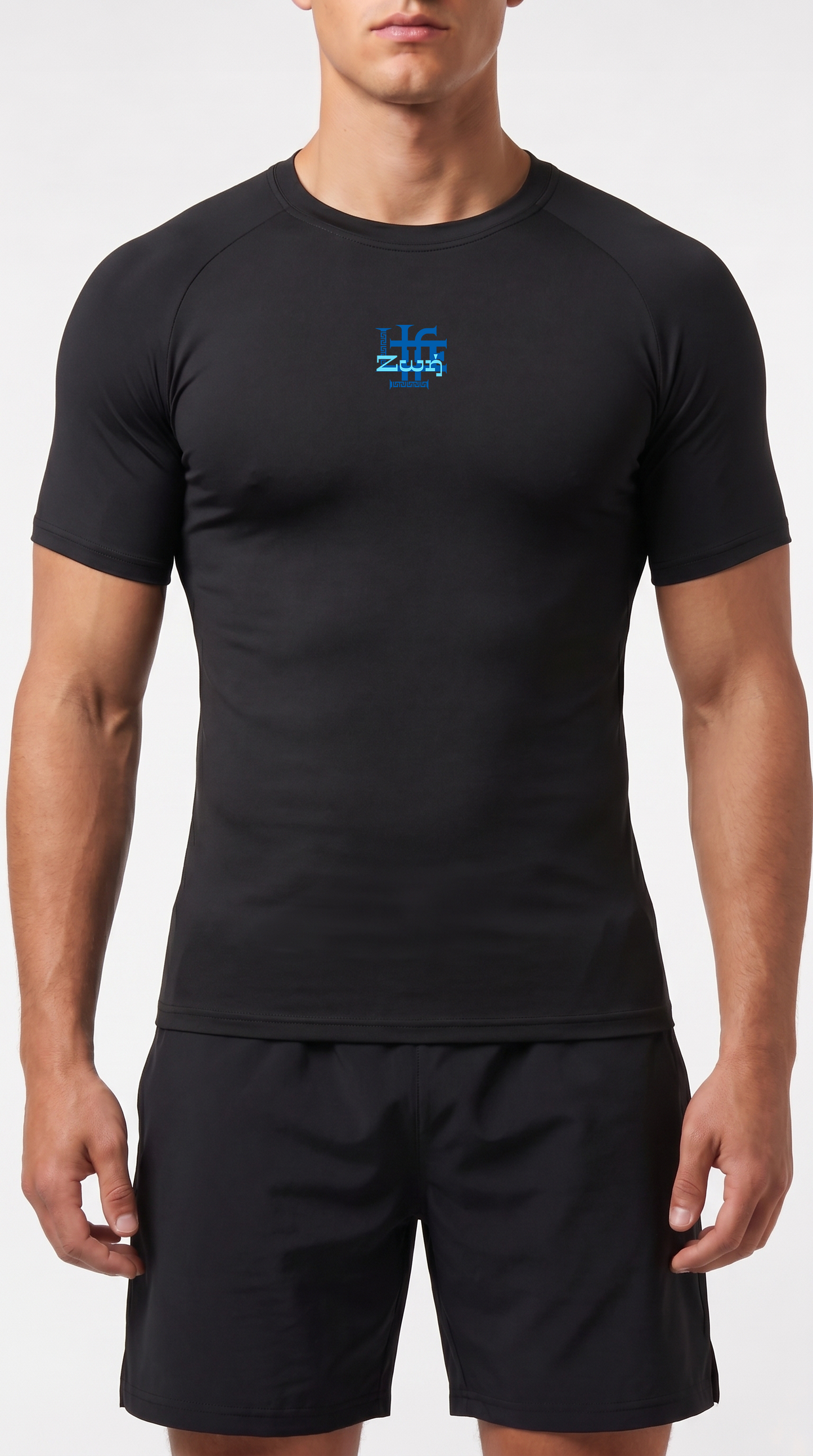 Compression Tee - Schwarz
