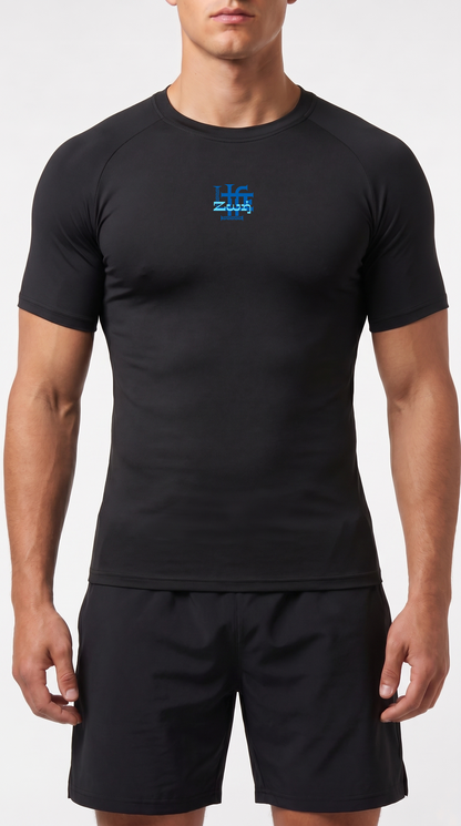 Compression Tee - Schwarz
