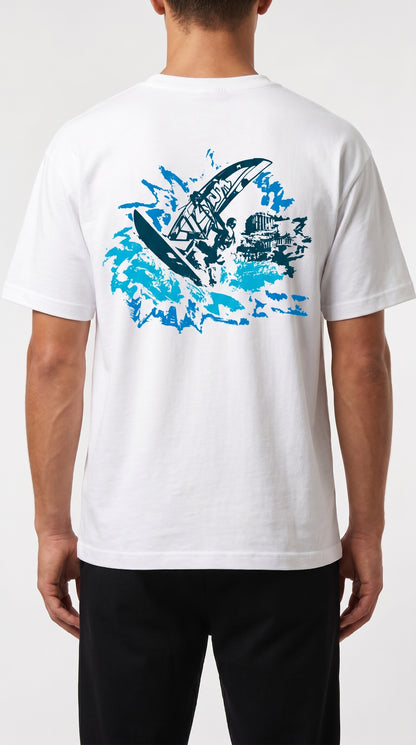Windsurfer Tee - White
